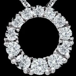 Eternal 1.10ct Diamond White Gold Necklace