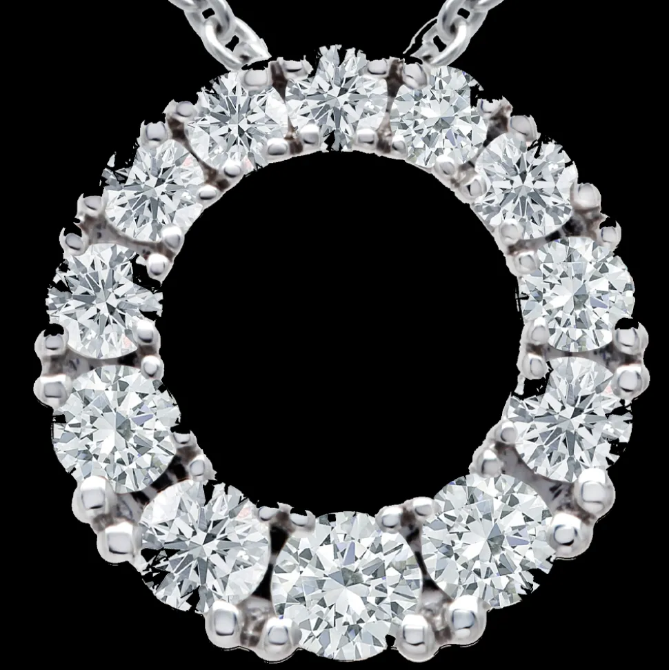 Eternal 1.10ct Diamond White Gold Necklace