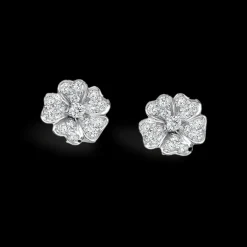 Flora 0.65ct Diamond White Gold Earrings