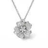 Flora 1.24ct Diamond White Gold Necklace