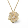 Flora 1.24ct Diamond Yellow Gold Necklace