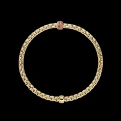 FOPE Eka Flex'it Bracelet with Pink Sapphire Pavé