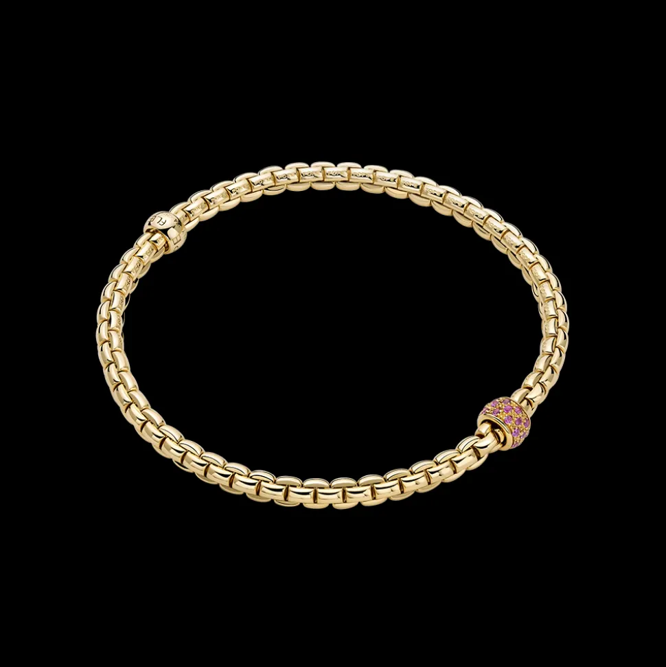 FOPE Eka Flex'it Bracelet with Pink Sapphire Pavé