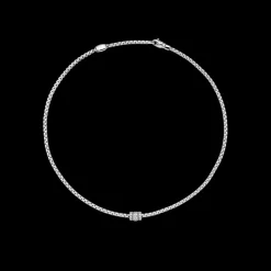 FOPE Eka Necklace with Rhombus-Set Diamonds