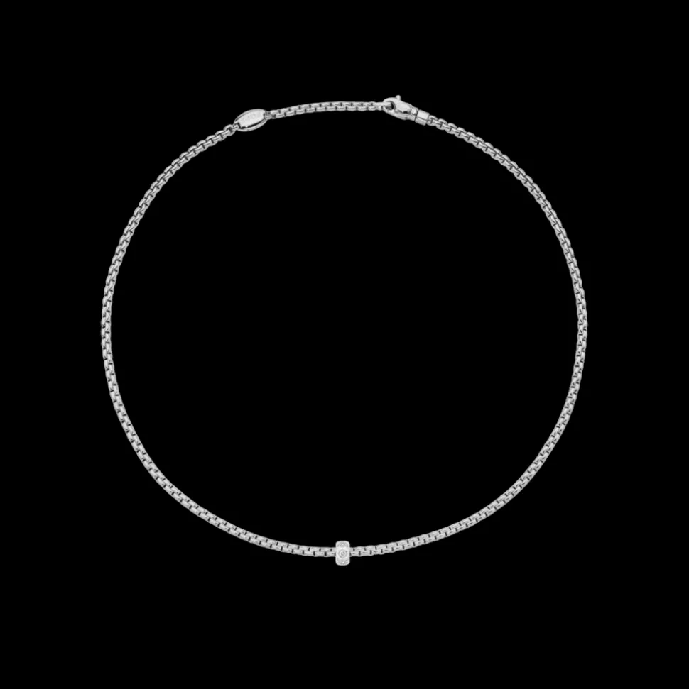 FOPE Eka Necklace with Rhombus-Set Diamonds
