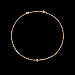 FOPE Eka Necklace with Rhombus-Set Diamonds