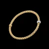 FOPE Flex'It Bracelet with Rhombus-Set Diamonds