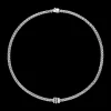 FOPE Solo Flex'it Necklace with Ornamental Clasp and Diamond Pavé