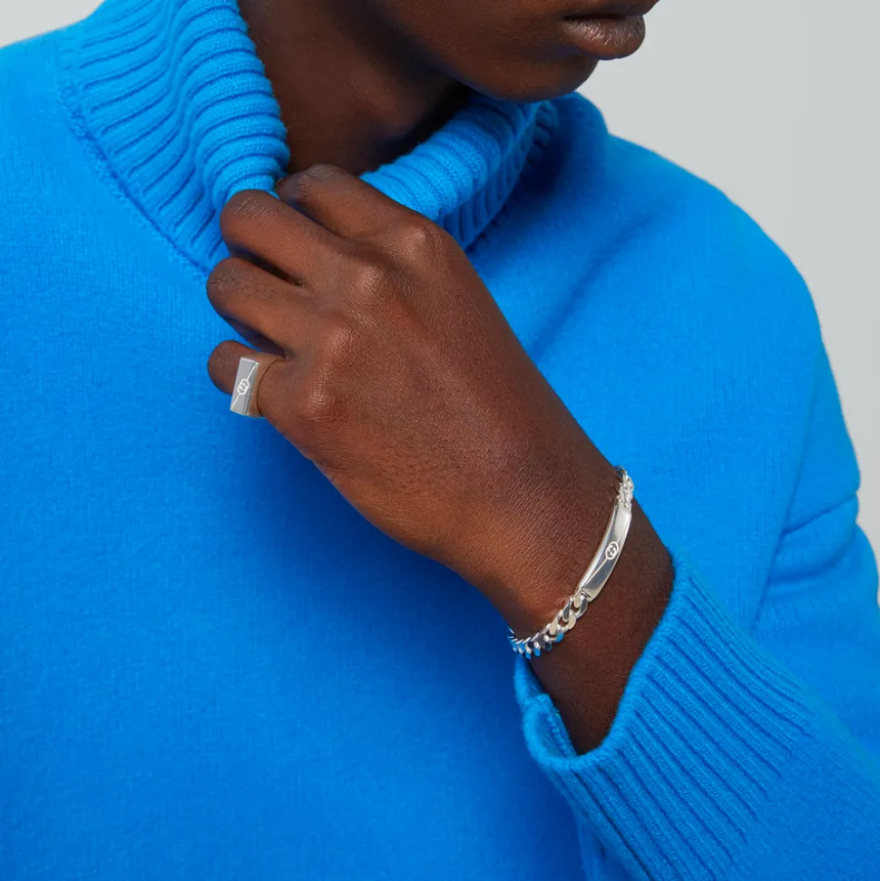 Gucci Diagonal Interlocking Bracelet