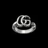 Gucci GG Marmont Key Silver Ring Size 16