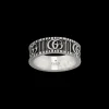 Gucci GG Marmont Silver Ring Size 17