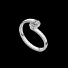 Gucci GG Running 18ct White Gold and Diamond Ring Size 10