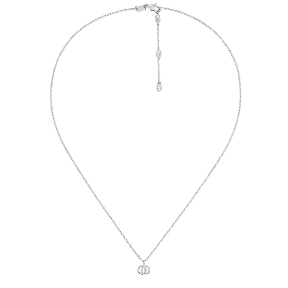 Gucci GG Running 18ct White Gold and Diamond Necklace