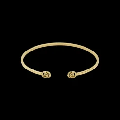 Gucci GG Running 18ct Yellow Gold Bangle