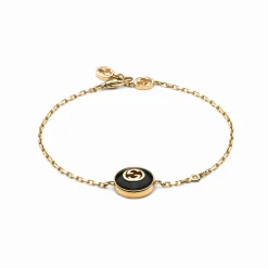 Gucci Interlocking 18ct Yellow Gold Chain Bracelet