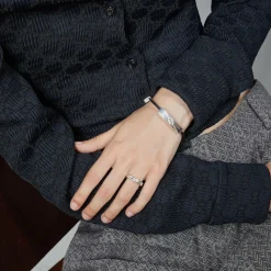 Gucci Interlocking Diagonal Thin Ring Size 13