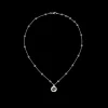 Gucci Interlocking Silver Necklace