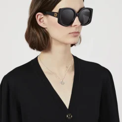 Gucci Interlocking Silver Necklace