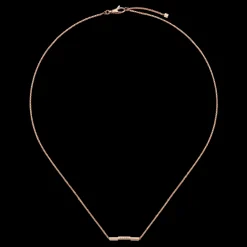 Gucci Link to Love 18ct Rose Gold Necklace with Gucci Bar