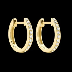 Kiki McDonough Classic Diamond Hoops