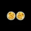 Kiki McDonough Grace Citrine And Diamond Stud Earrings
