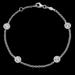 Kiki McDonough Grace White Topaz and Diamond Bracelet