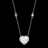 Kiki McDonough Grace White Topaz Heart Necklace