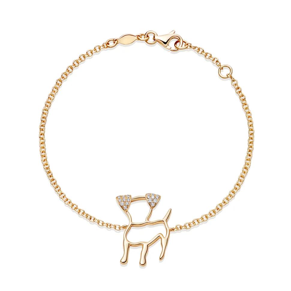 Kiki McDonough Memories Jack Russell Dog Bracelet