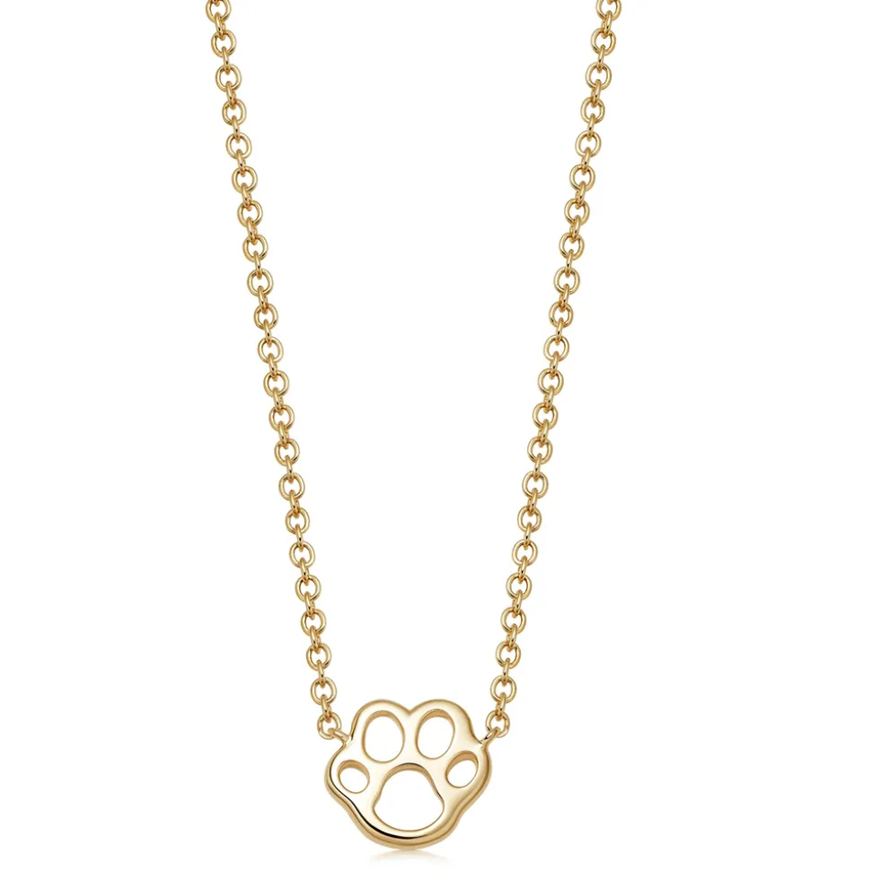 Kiki McDonough Memories Paw Print Necklace