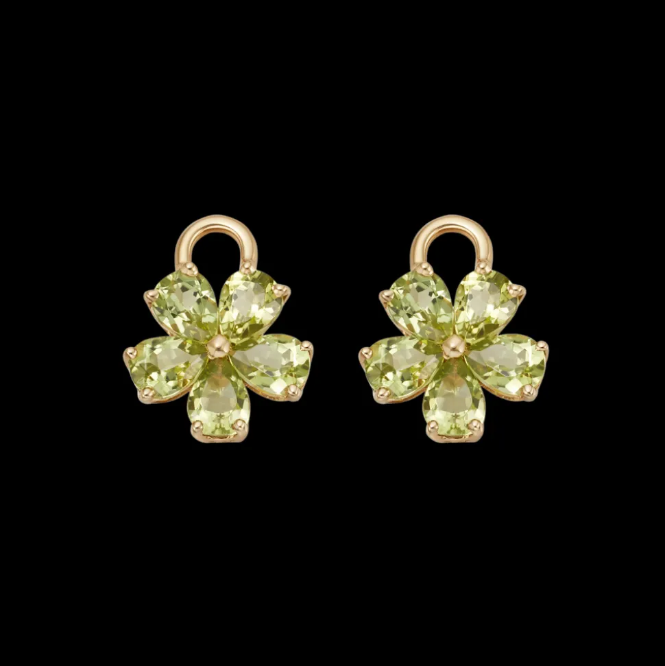 Kiki McDonough Peridot Petal Flower Drops