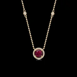 Kiki McDonough Special Edition Grace Rhodolite Garnet and Diamond Necklace