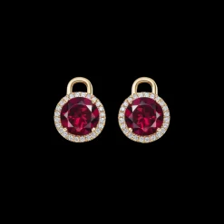 Kiki McDonough Special Edition Grace Rhodolite Garnet & Diamond Mini Detachable Drops