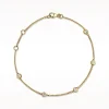 Love Diamonds 0.25ct Diamond Yellow Gold Bracelet