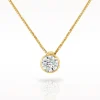 Love Diamonds 0.25ct Diamond Yellow Gold Necklace