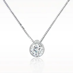 Love Diamonds 0.33ct Diamond White Gold Necklace