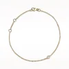 Love Diamonds 0.05ct Diamond Yellow Gold Bracelet