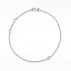 Love Diamonds 0.05ct Diamond White Gold Bracelet