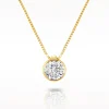 Love Diamonds 0.33ct Diamond Yellow Gold Necklace