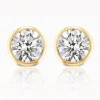 Love Diamonds 0.20ct Yellow Gold Earrings