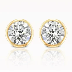 Love Diamonds 0.20ct Yellow Gold Earrings
