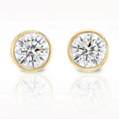 Love Diamonds 0.30ct Yellow Gold Earrings