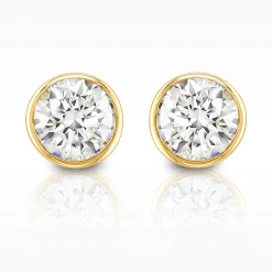 Love Diamonds 0.40ct Yellow Gold Earrings