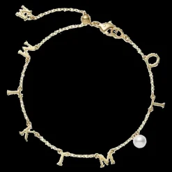 Mikimoto Akoya Cultered Pearl Charm Bracelet