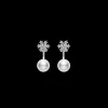 Mikimoto Pearl And Diamond Earrings