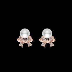 Mikimoto Pearl Bow Earrings