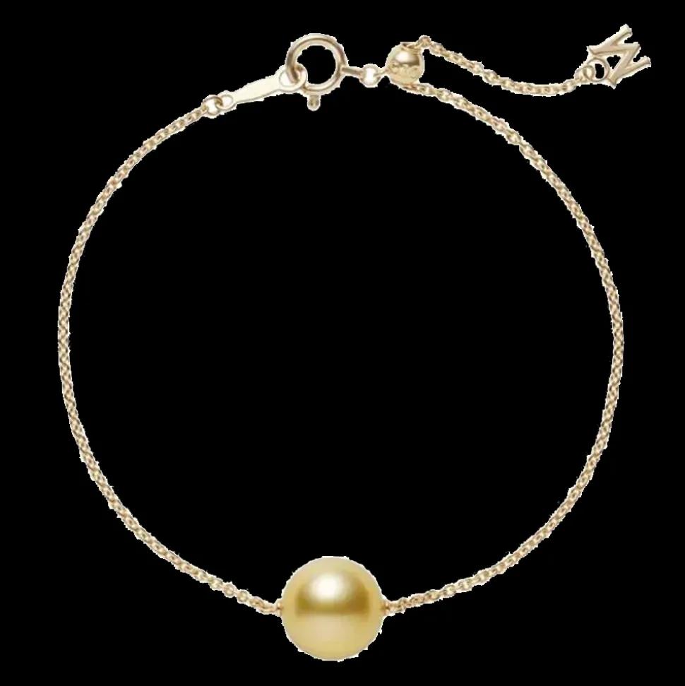 Mikimoto Pearl Chain Bracelet - Gold South Sea