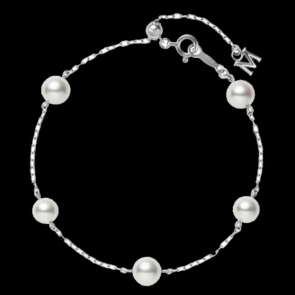 Mikimoto Pearl Chain Bracelet