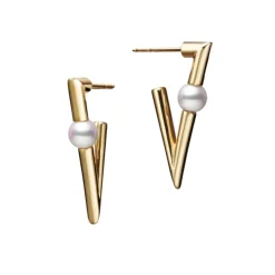 Mikimoto V Code Collection Earrings