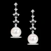 Pearl and Diamond Earrings