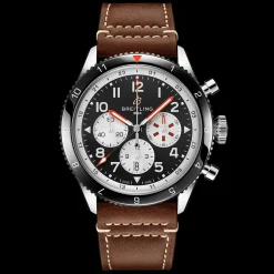 Pre-Owned Breitling Super AVI B04 Chronograph GMT 46' Mosquito YB04451A1B1X1